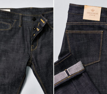 Shockoe's-Latest-Jean-is-16.5oz.-of-Slubby-Selvedge-Denim-front-top-and-folded
