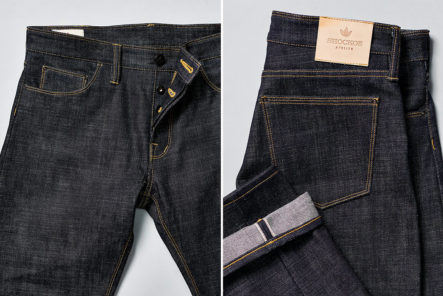Shockoe's-Latest-Jean-is-16.5oz.-of-Slubby-Selvedge-Denim-front-top-and-folded
