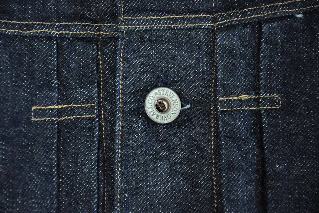 The-Three-Tiers-of-Denim-Jacket-Custom-silver-coated-copper-donut-buttons-from-Stevenson-Overall-Co.-via-Corlection