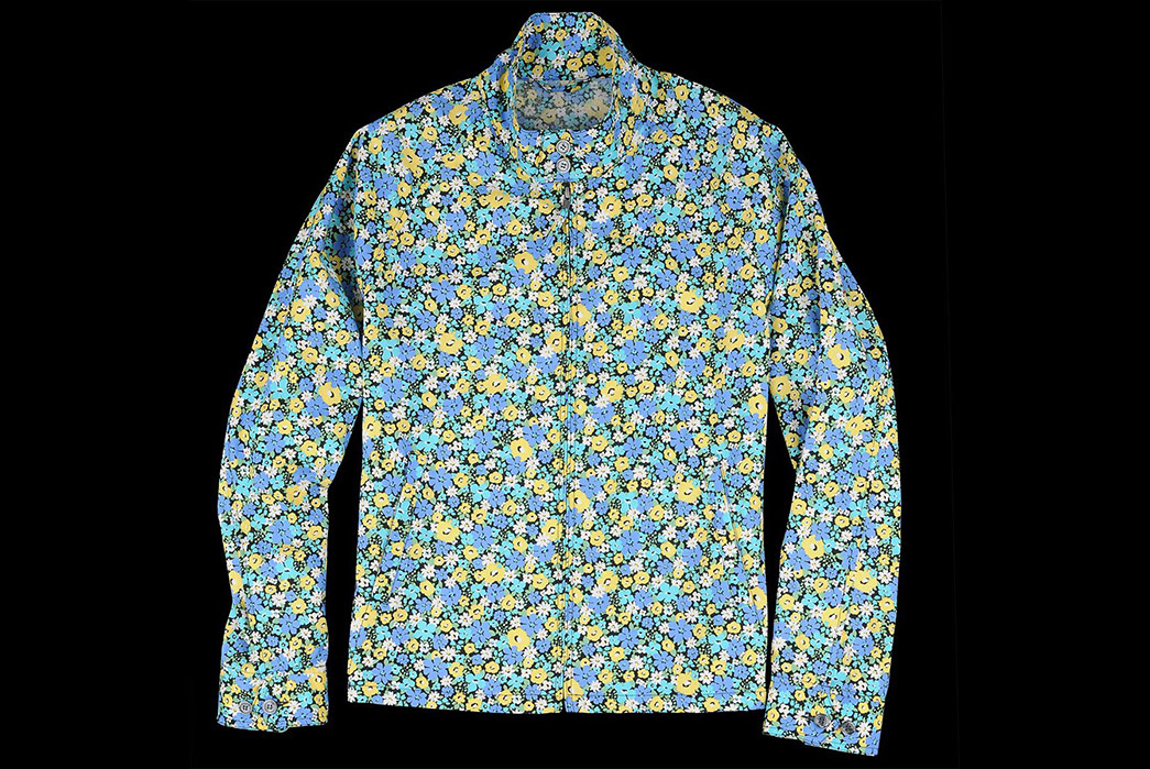 Unionmade-and-Golden-Bear-Spring-Into-Fine-Wale-Corduroy-blue-and-yellow-flowers