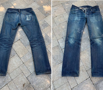 Fade-Friday---3x1-Denim-M4-(2-Years,-3-Months,-6-Soaks)-front-and-back