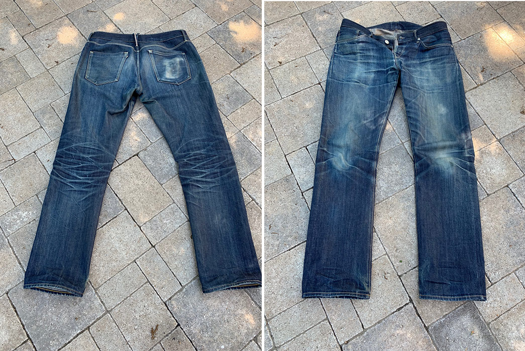 Fade-Friday---3x1-Denim-M4-(2-Years,-3-Months,-6-Soaks)-front-and-back