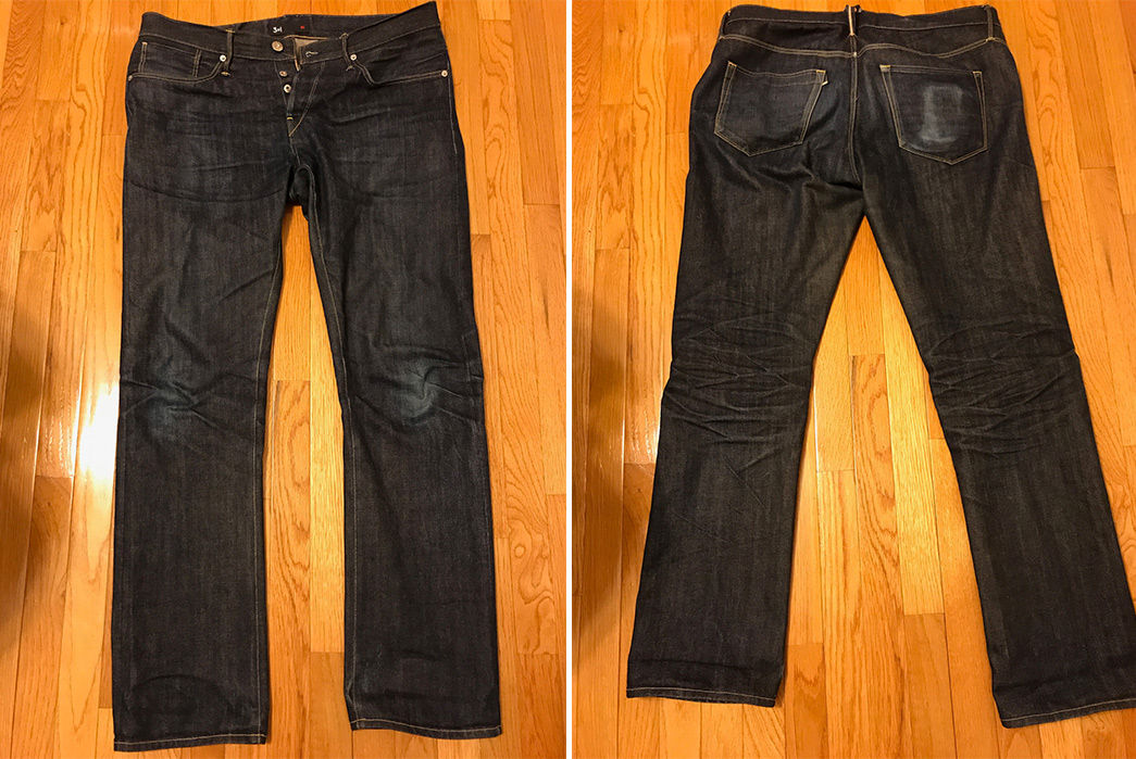 Fade-Friday---3x1-Denim-M4-(2-Years,-3-Months,-6-Soaks)front-and-back before