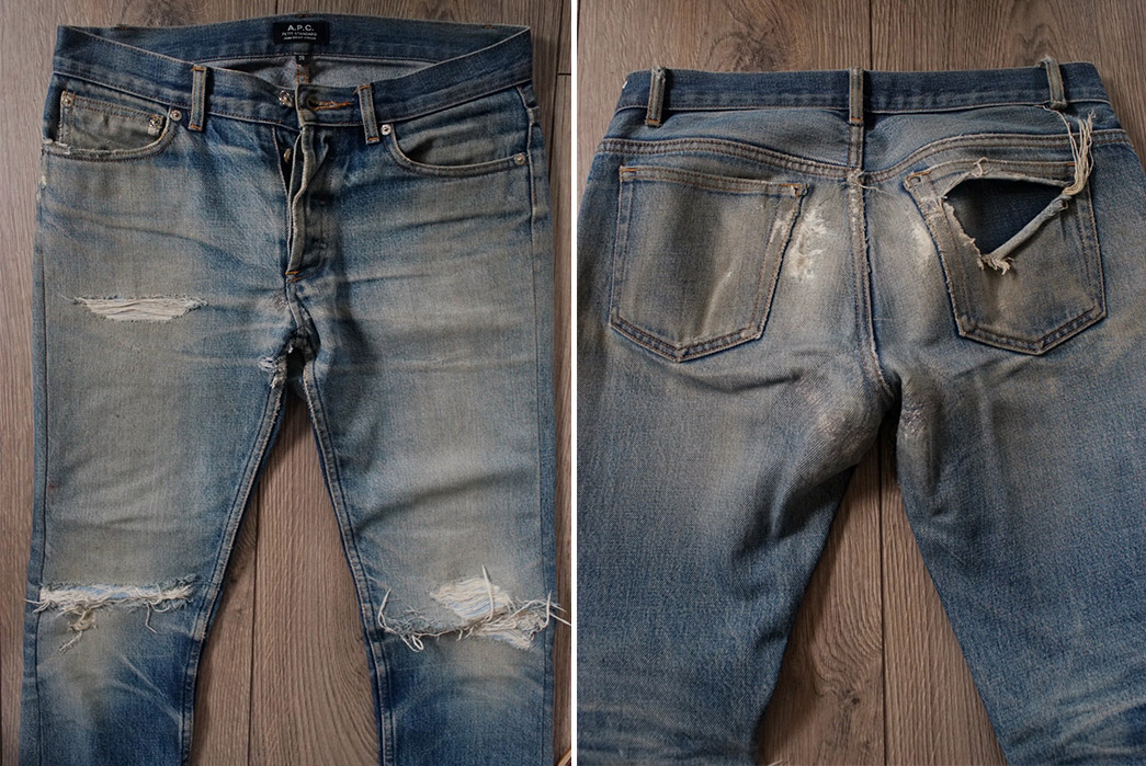 Fade-of-the-Day---A.P.C.-Petit-Standard-(8-years,-3-washes,-5-soaks)-front-back-top