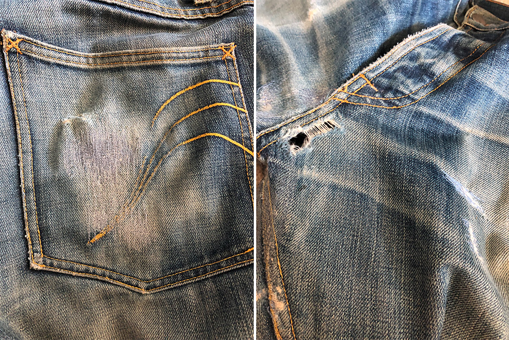 Fade-of-the-Day---Imperial-Duke-(4-Years,-4-Washes,-1-Soak)-back-pocket-and-between-legs