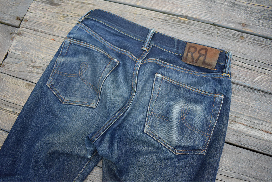 Fade-of-the-Day---RRL-Straight-Cut-Selvedge-(~2.5-Years,-15-Washes,-2-Soaks) back top