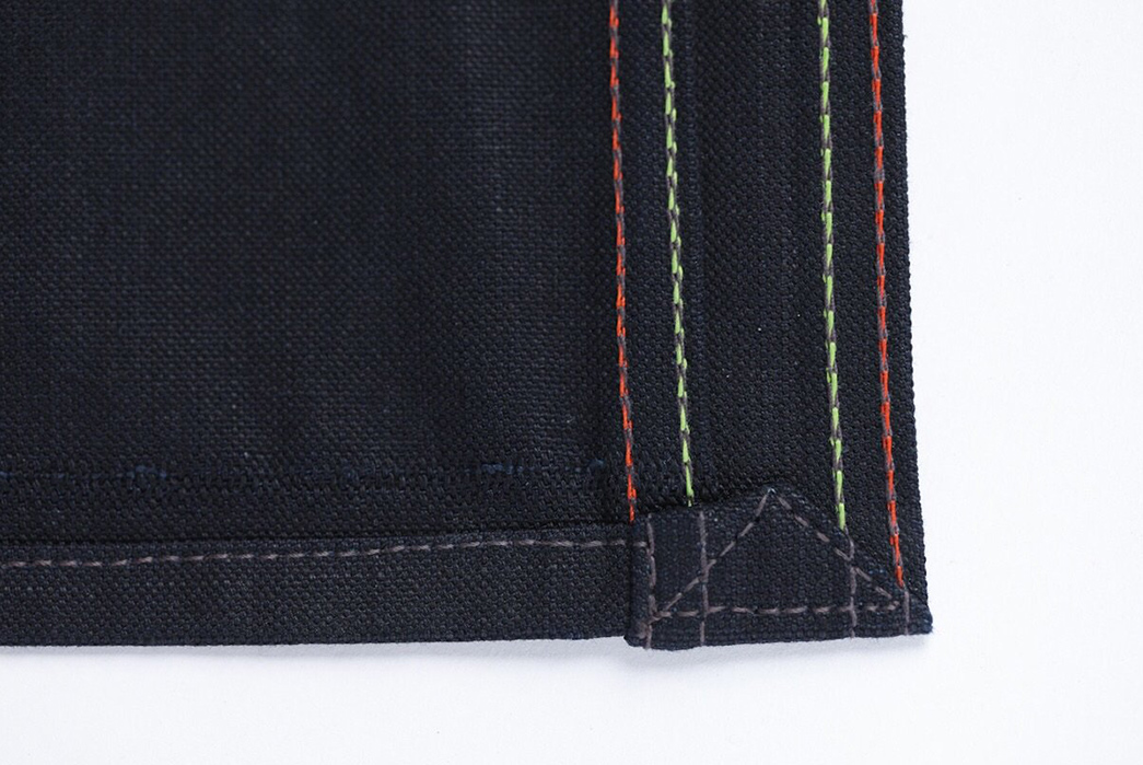 HARDENCO Saved the Last of White Oak’s Indigo Selvedge Duck Canvas for This