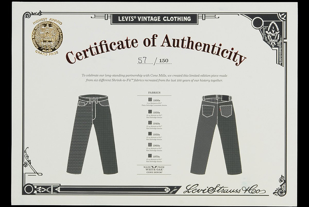 Levi’s Gathers a Century’s Worth of Denim for a White Oak “Tribute”