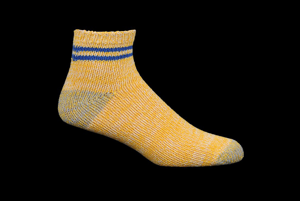 Merz-B.-Schwanen-B.-Makin’-Some-Good-Basics-yellow-sock