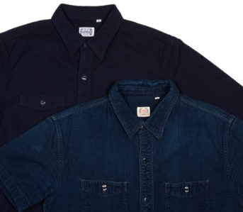 The-Flat-Head's-Indigo-Dyed-Linen-Shirts-Make-a-Glorious-Return-long-and-short-sleeves-front