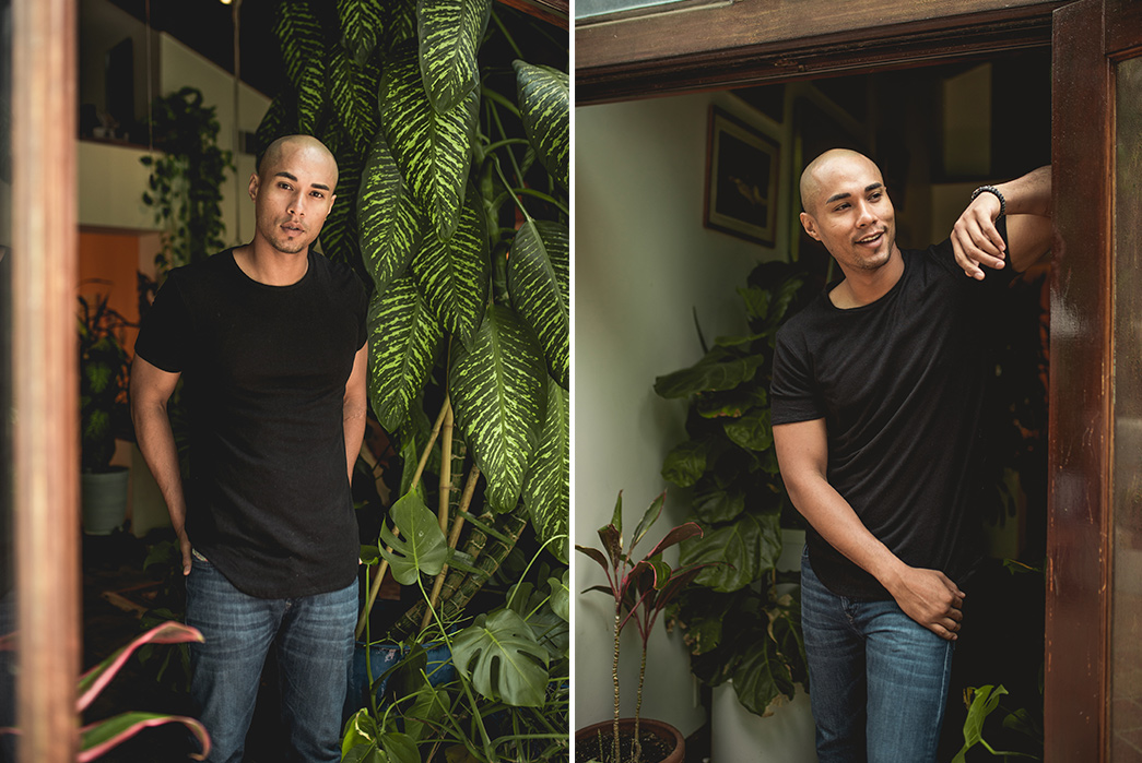 Bamboo-and-Linen-are-the-Main-Ingredients-in-Modern-Cotton's-New-T-Shirt-model-fronts-black-t-shirt
