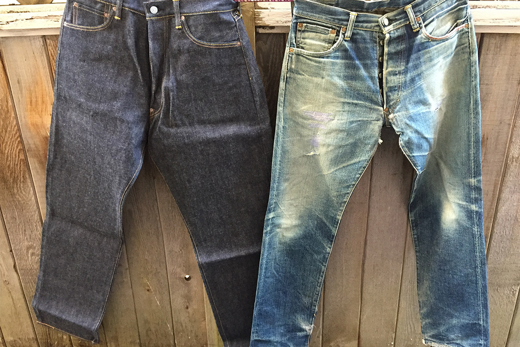 Fade-Friday---Evisu-Lot-2000-(5-Years,-8-Washes,-2-Soaks)-black-and-blue-jeans