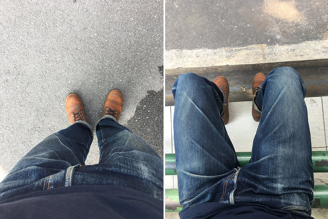 Fade-of-the-Day---Cheese-Denim-SF-09X-(14-Months,-1-Wash,-2-Soaks)-model-fronts