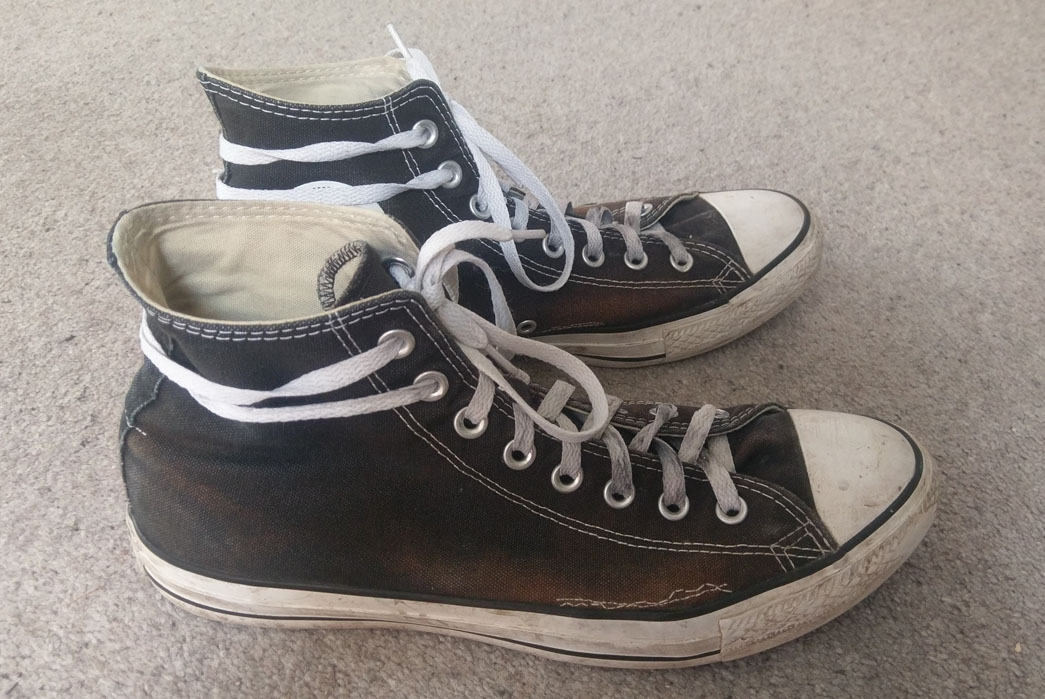 Converse Chuck Taylor All Star Sneakers (5 Years, 1 Wash) - Fade of the Day