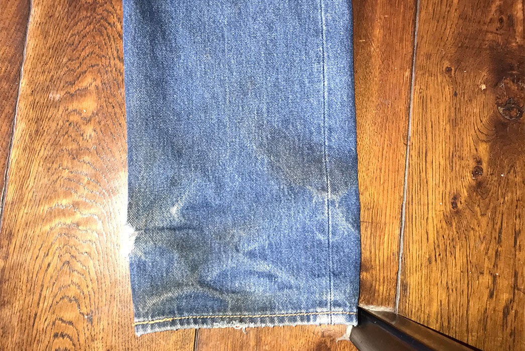 Levi's 501 STF (5 Years, 3 Soaks) - Fade of the Day
