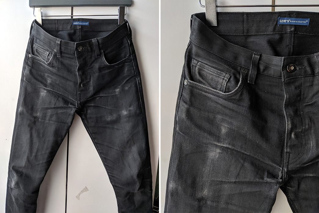 Fade-of-the-Day---Levi's-Made-&-Crafted-Studio-Taper-(6-Months,-0-Washes)-fronts