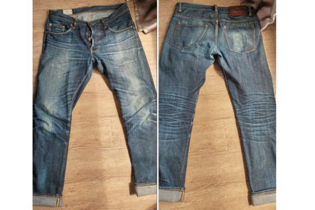 Fade-of-the-Day---Nama-Denim-Unknown-Model-(1-Year,-2-Washes)-front-back