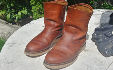 Fade of the Day - Red Wing 9866 Pecos (3 Years) pair 2