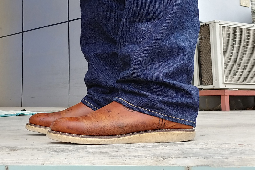 Fade of the Day - Red Wing 9866 Pecos (3 Years)-pair