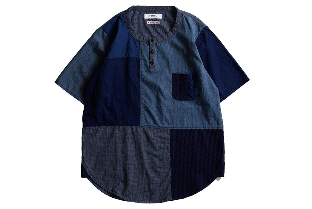 Short-Sleeve-Patchwork-Shirts---Five-Plus-One 1) FDMTL: Boro Patchwork Henle
