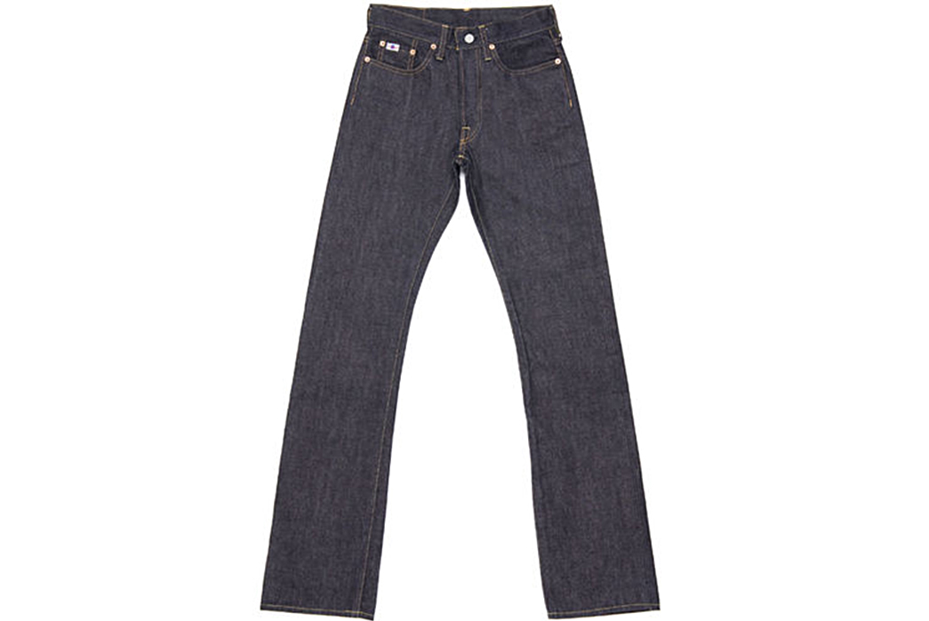 The-Guide-to-Every-Raw-Denim-Boot-Cut-Jean-SD-105.-Image-via-Heddels.
