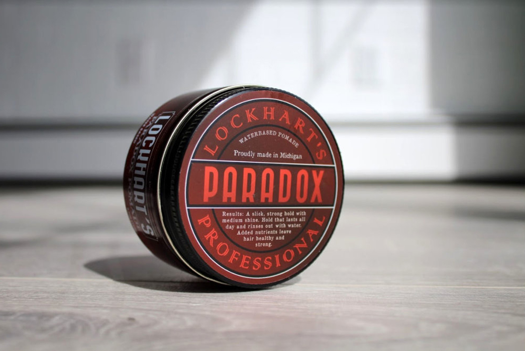 A-Beginner's-Guide-to-Hair-Pomades-Lockhart's-Paradox-Water-Based-Pomade,-$16.50-from-Lockhart's