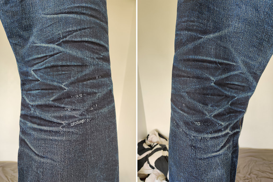 Fade Friday - Iron Heart IH-634SII 18oz. (8 Months, 2 Washes) legs