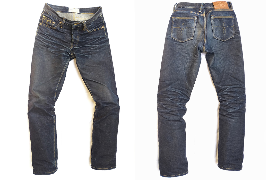 Fade-Friday---Nudie-x-Oi-Polloi-Grim-Tim-Rainbow-Warrior-(~4.5-Years,-5-Washes,-2-Soaks)-front-and-back
