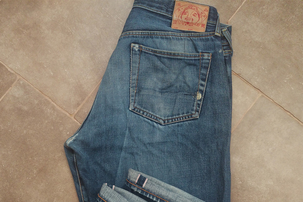 Fade of the Day - Evisu EV0001 (20 Years, Unknown Washes) back