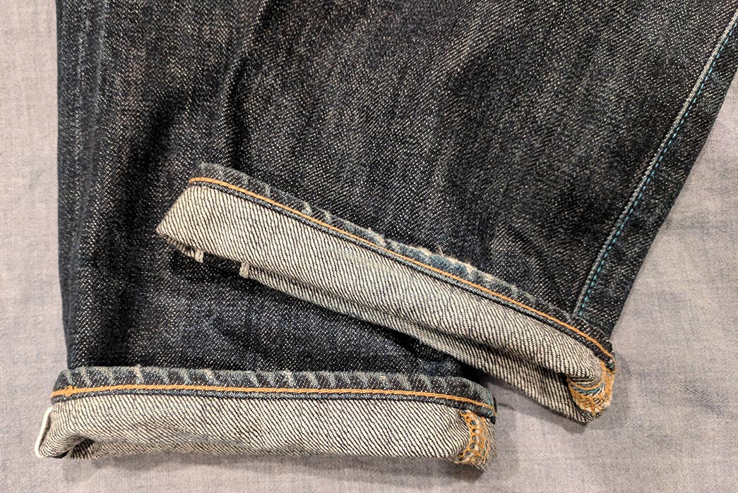 Fade-of-the-Day---Japan-Blue-Unknown-Model-(~2.5-Years,-3-Washes)-leg-selvedges