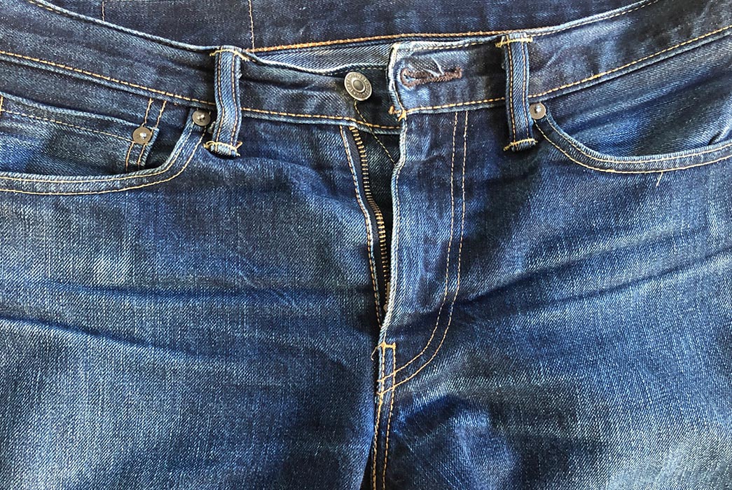 Levi's 511 Selvedge Years, 4 Washes, 2 Soaks) - Fade of