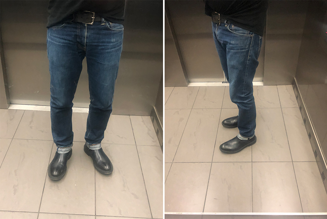 Fade-of-the-Day---Levi's-511-Selvedge-(~4.5-Years,-4-Washes,-2-Soaks)-model-front-side