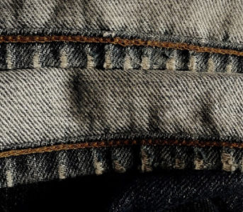 Fade of the Day - Levi's Vintage Clothing 1947 501 (7 Years, 4 Washes, Unknown Soaks) inside seam