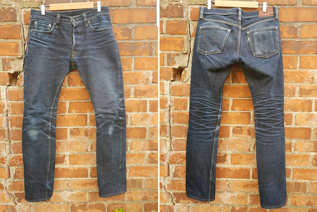 Fade-of-the-Day---Pure-Blue-Japan-x-Rivet-&-Hide-RHxPBJx011-(1.5-Years,-3-Washes,-1-Soak)-front-and-back