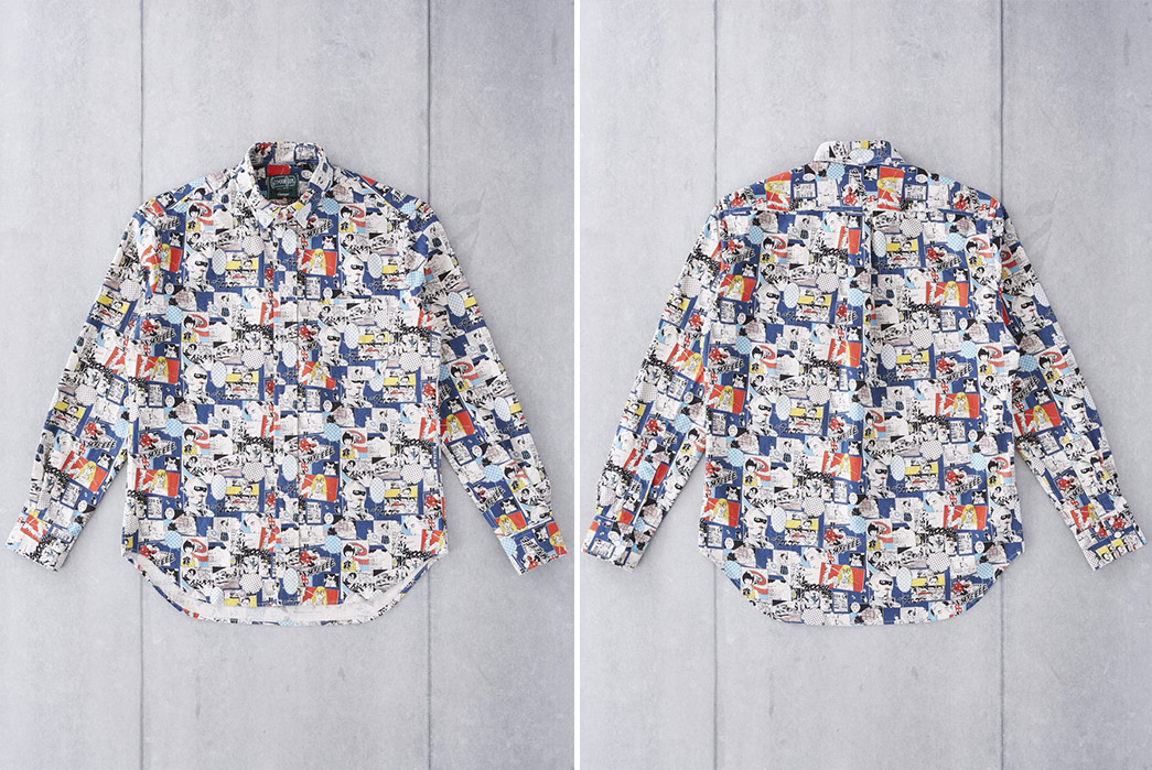 Gitman-Vintage-Introduces-a-Winter-Linen-Shirt-in-a-Wild-Anime-Print-color-front-back