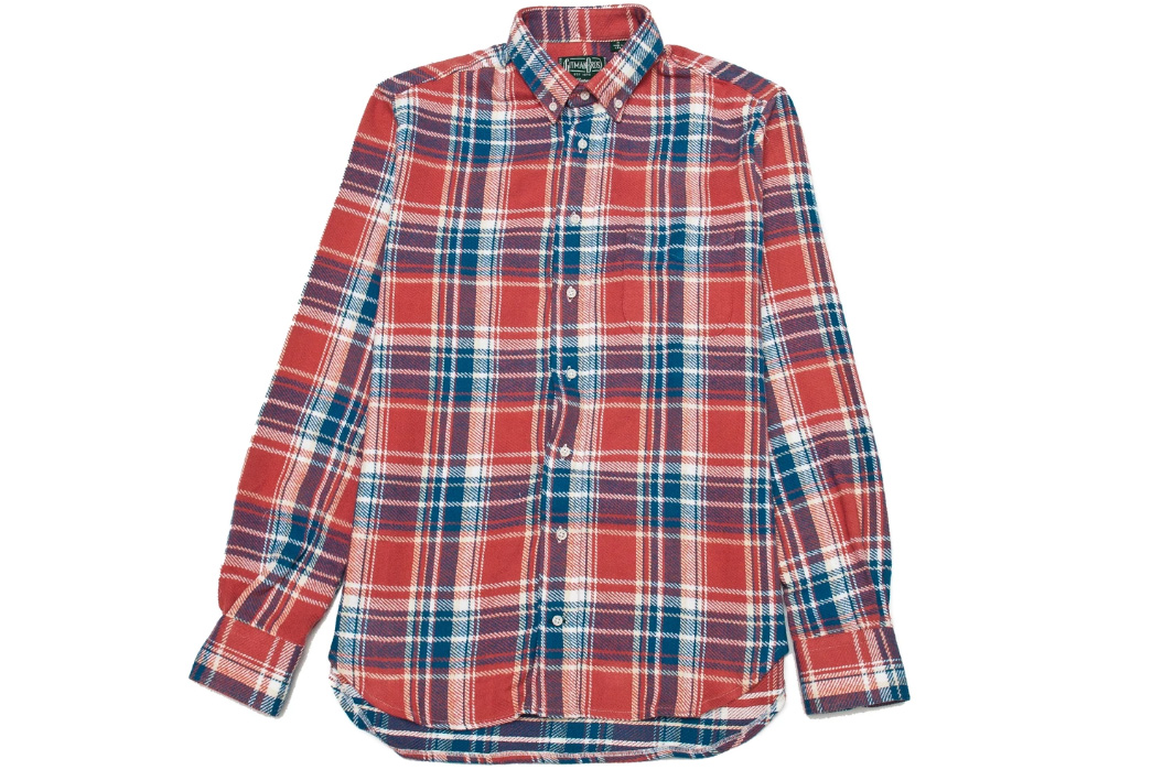 Gitman-Vintage's-New-Fall-Shirting-Has-Arrived-blue-and-red