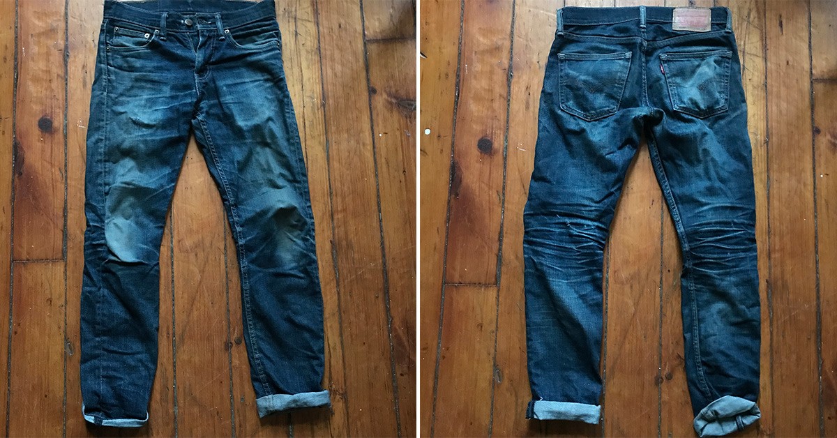 Fade of the Day - Levi's 510 Rigid Dragon (2 Years, Unknown Washes)