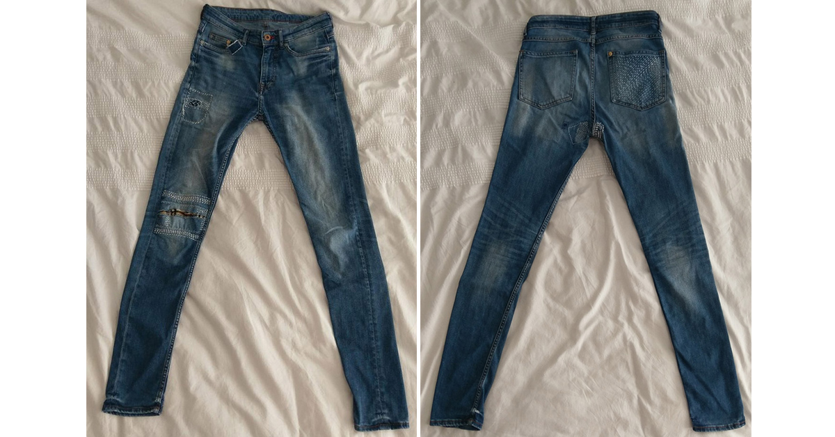 Unknown Skinny Jeans (3 Years, Unknown Washes) - Fade of the Day