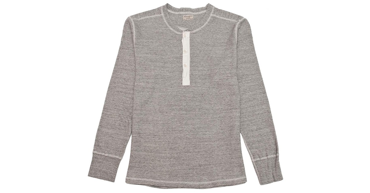 Homespun's Coalminer Henley Now Come in Military Spec Thermal Fabric