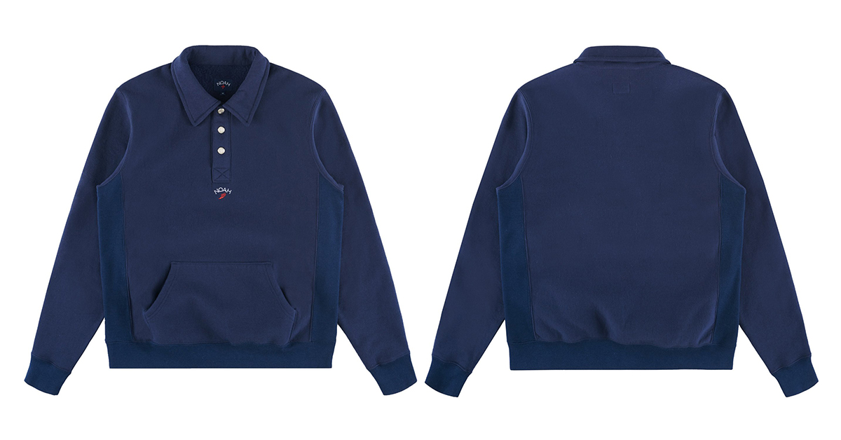 Noah's Latest Teams Polo Collars with Sweatshirt Details