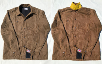 Tellason-British-Waxed-Canvas-Coverall-Jackets-brown-fronts