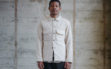 Evan-Kinori-Casentino-Wool-Field-Shirt-male-model-front-jacket