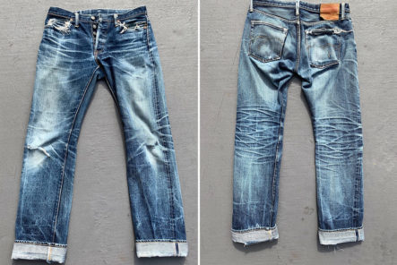 Fade Friday - The Flat Head FH1001 (~5.5 Years, Unknown Washes, 1 Soak) front-and-back