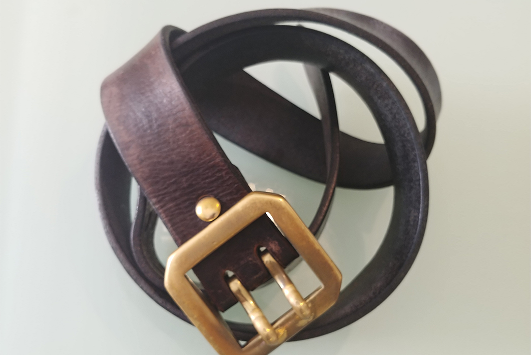 Fade of the Day - Obbi Good Label Double Prong Belt (3 Years) detailed