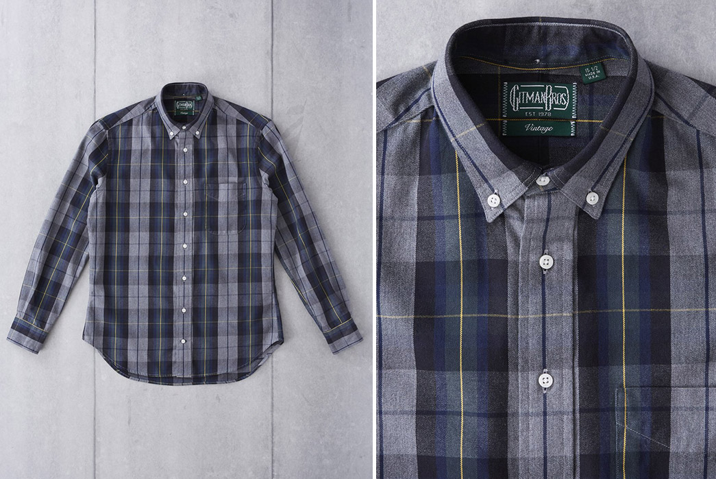 Gitman-Vintage-x-Division-Road-Shirts-blue-grey-front-and-collar