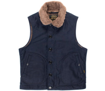 Iron-Heart-Whips-Up-Their-N1-Deck-Vest-in-Indigo-Dyed-Whipcord-front