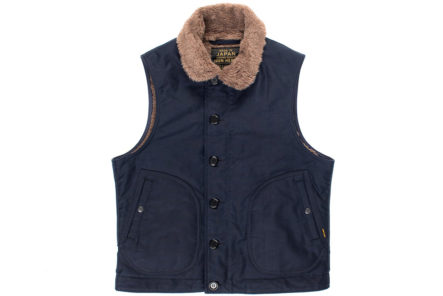 Iron-Heart-Whips-Up-Their-N1-Deck-Vest-in-Indigo-Dyed-Whipcord-front