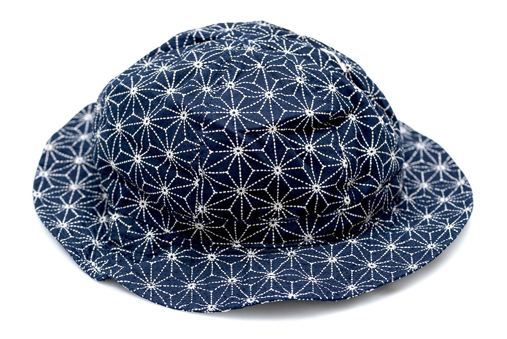Japan-Blue-Indigo-Sashiko-Hat-and-Tool-Bag-hat