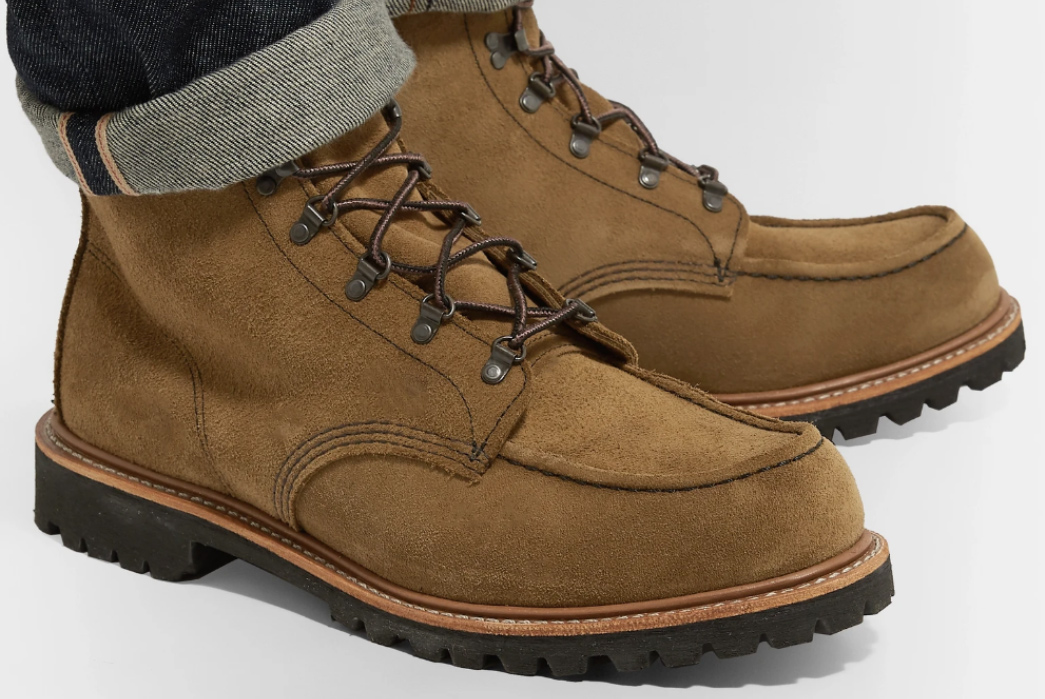 The-Sawmill-is-Red-Wing-Heritage's-Newest-Boot-light-brown-model-pair