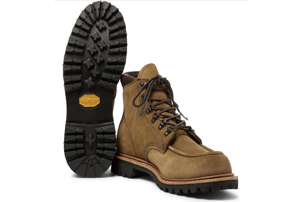 The-Sawmill-is-Red-Wing-Heritage's-Newest-Boot-light-brown-pair-bottom-and-side